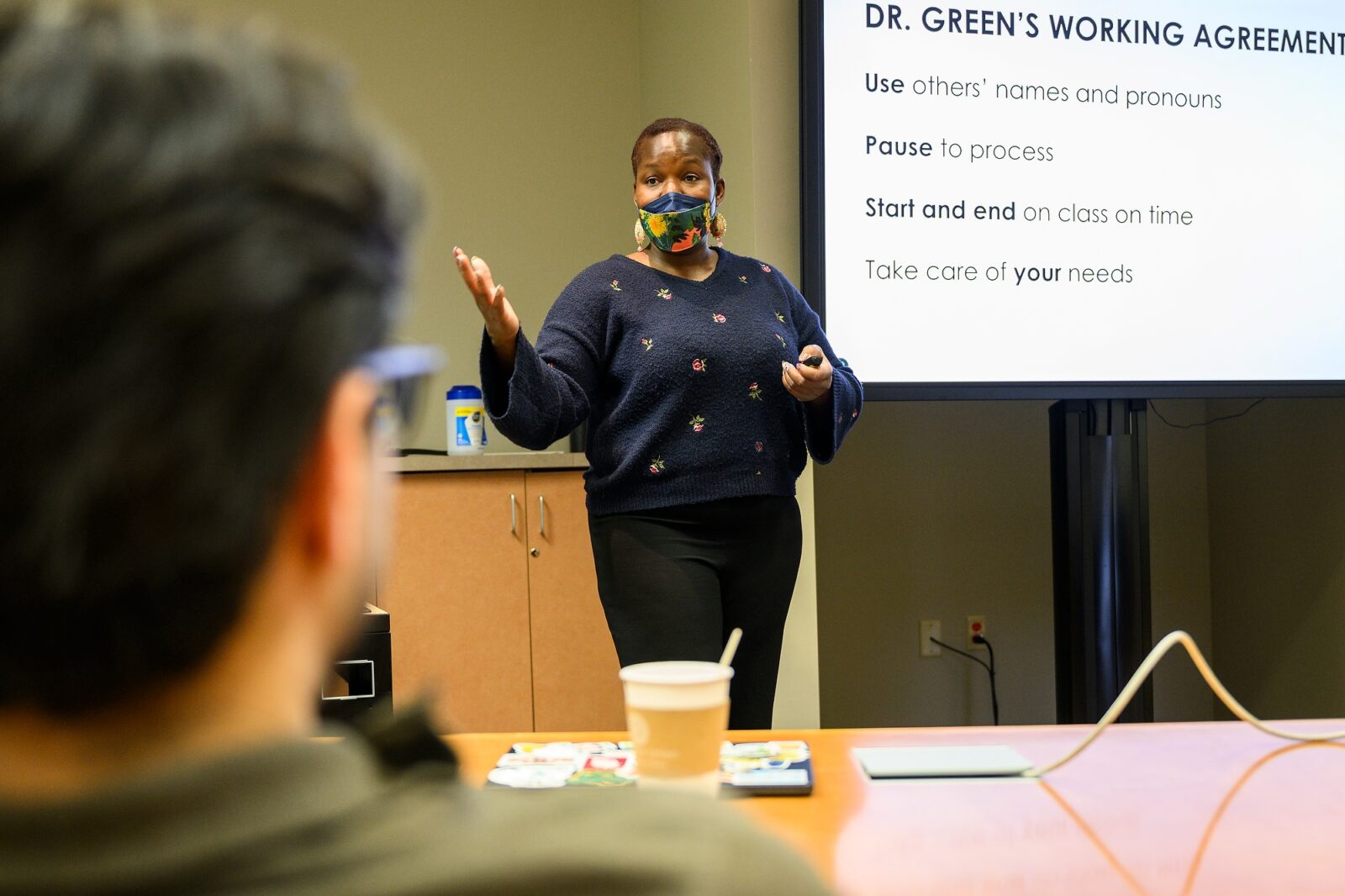 Dr. Tiffany Green teaching 